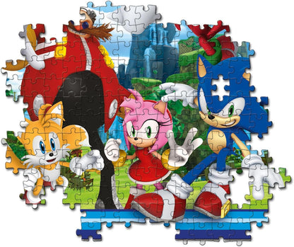 Clementoni Supercolor Sonic Kinder Puzzle 300 Teile - Sonic Puzzle 48,5 x 33,5 cm für Kinder ab 9 Jahre - Geschicklichkeitsspiel von Clementoni 21729