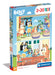 Clementoni Supercolor Bluey – 2 x 20 (Incluye 2 20 Piezas) – Puzzle para niños de 3 años, Rompecabezas de Dibujos Animados, Fabricado en Italia, Multicolor (24807