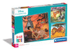 Clementoni 25299 Disney Classics Supercolor Classics-3x48 Pieces (3 Included), Jigsaw Kids Age 5, Puzzle Cartoon, Made in Italy