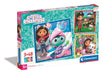 Clementoni - 25300 - Supercolor Puzzel - Gabby'S Dollhouse - 3x48 Stukjes, Kinderpuzzels, 5-7 Jaar, Gemaakt in Italië