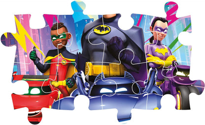 Clementoni 25761 Batwheels Jigsaw 104 Maxi Pieces-Supercolor Children 4-6 Years, Cartoon, Cars, Gift for Boy/Girls, Puzzle for Kids, Made in Italy, Multicolor