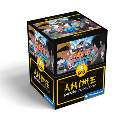 Clementoni Naruto Anime-Puzzle De 500 Piezas, Rompecabezas Adultos, Entretenimento, 35517