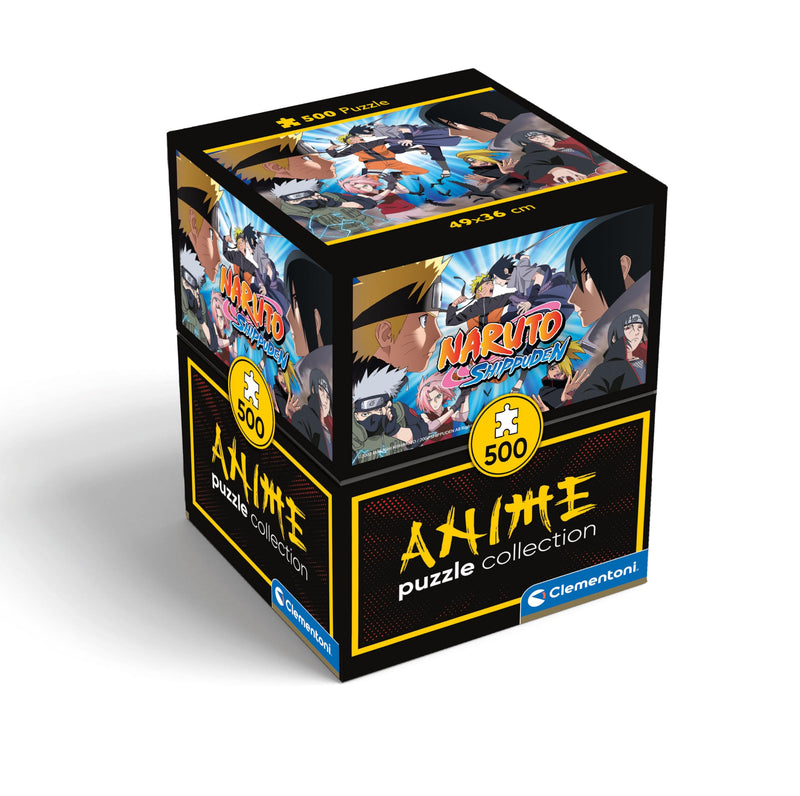 Clementoni Naruto Anime-Puzzle De 500 Piezas, Rompecabezas Adultos, Entretenimento, 35517