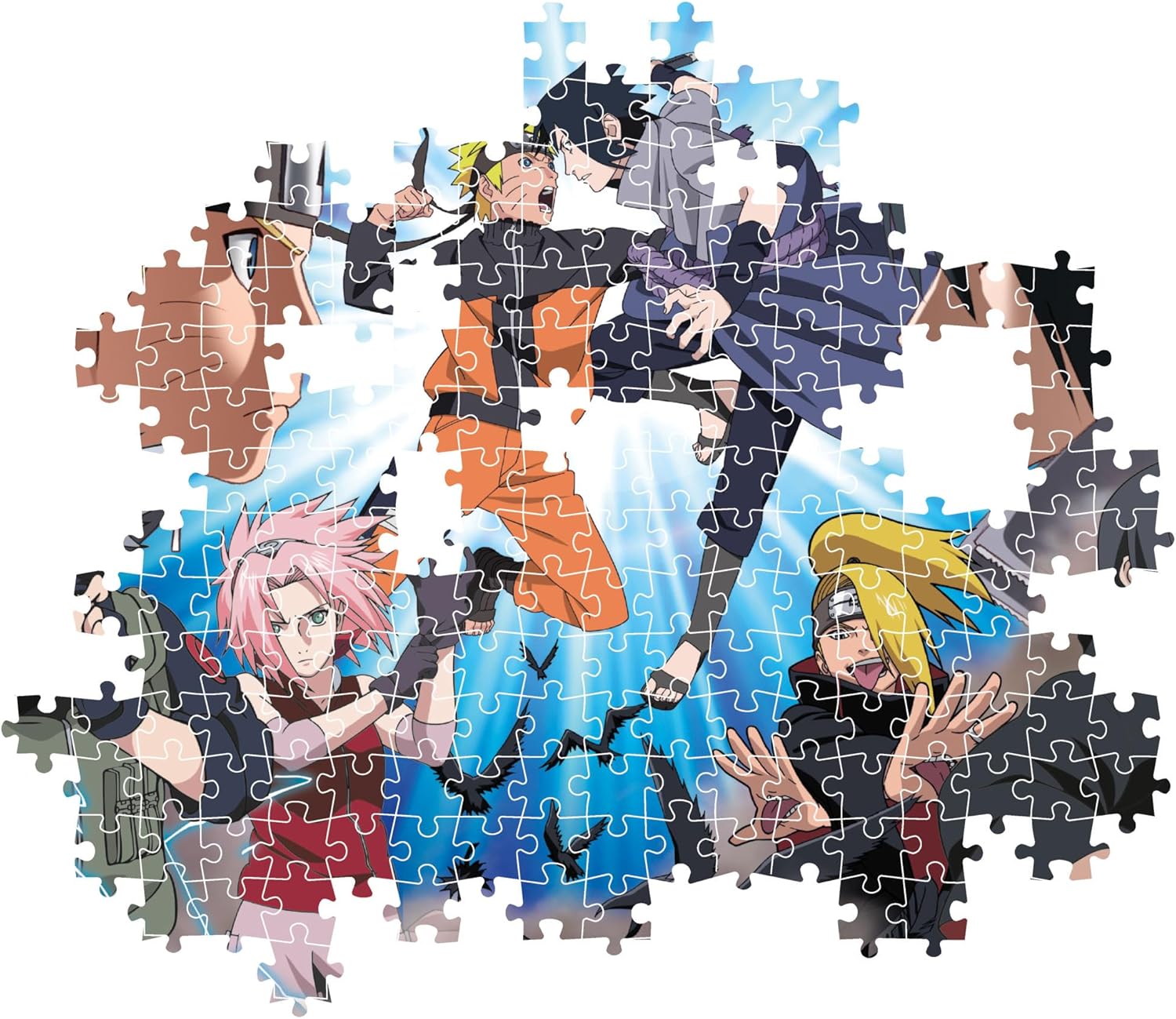 Clementoni Naruto Anime-Puzzle De 500 Piezas, Rompecabezas Adultos, Entretenimento, 35517