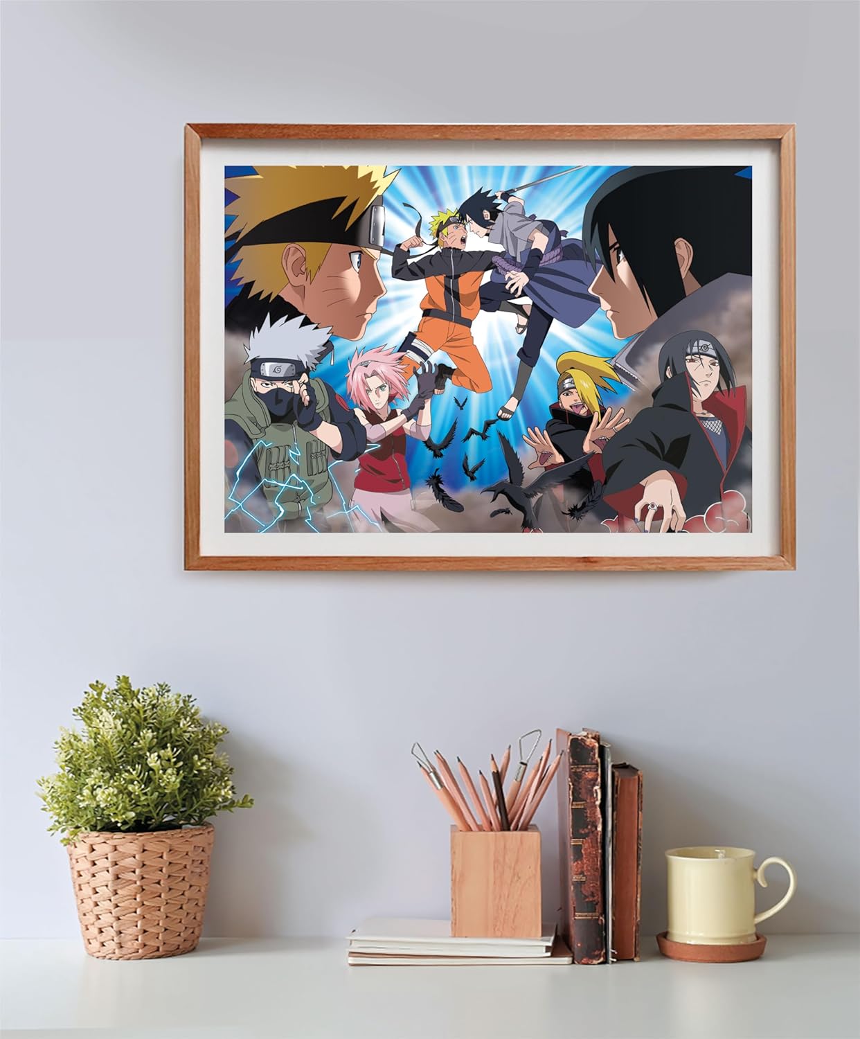 Clementoni Naruto Anime-Puzzle De 500 Piezas, Rompecabezas Adultos, Entretenimento, 35517