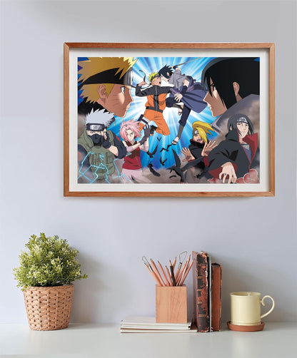 Clementoni Naruto Anime-Puzzle De 500 Piezas, Rompecabezas Adultos, Entretenimento, 35517