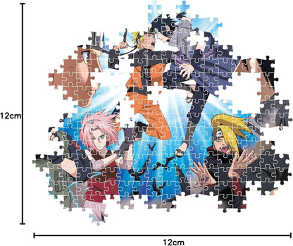 Clementoni Naruto Anime-Puzzle De 500 Piezas, Rompecabezas Adultos, Entretenimento, 35517