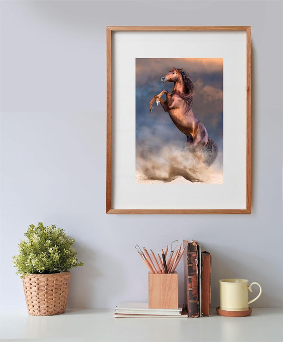 Clementoni 35521 Jigsaw Collection-Wild Red Stallion 500 Pieces-Puzzle for Adults 14-99 Years, Gift for Men/Women, Animal, Realistic, Made in Italy, Multicolor