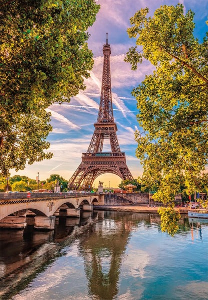 Clementoni 35524 Jigsaw Collection-Along The Seine 500 Pieces-Puzzle for Adults 14-99 Years, Gift for Men/Women, City, Paris, France, Made in Italy, Multicolor