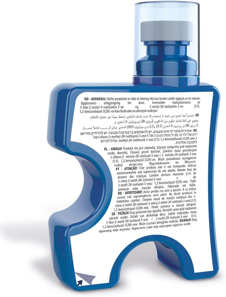 Clementoni 37044 200 ML, Jigsaw-Puzzle Accessories, Easy to Apply, Preserves Shine On Prints, Liquid Glue, with Sponge Head, Quick Drying, Made in Italy, Multilingual