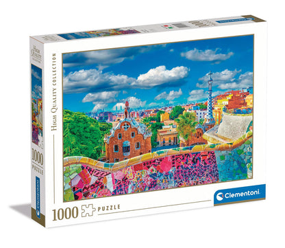 Clementoni 39744 Collection Park Güell, Barcelona 1000 Pieces, Jigsaw Puzzle for Adults-Made in Italy, Multi-Coloured