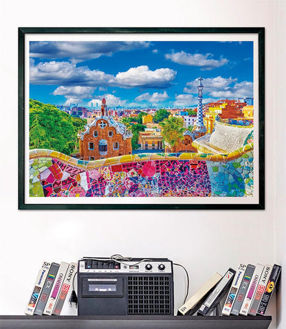 Clementoni 39744 Collection Park Güell, Barcelona 1000 Pieces, Jigsaw Puzzle for Adults-Made in Italy, Multi-Coloured