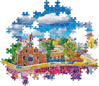 Clementoni 39744 Collection Park Güell, Barcelona 1000 Pieces, Jigsaw Puzzle for Adults-Made in Italy, Multi-Coloured
