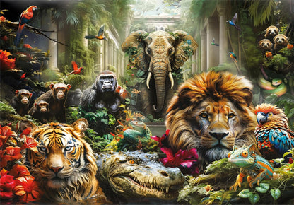 Clementoni 39824 Jigsaw Collection-Mystic Jungle 1000 Pieces-Puzzle for Adults 14-99 Years, Gift for Men/Women, Fantasy, Made in Italy, Multicolor