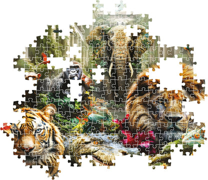 Clementoni 39824 Jigsaw Collection-Mystic Jungle 1000 Pieces-Puzzle for Adults 14-99 Years, Gift for Men/Women, Fantasy, Made in Italy, Multicolor