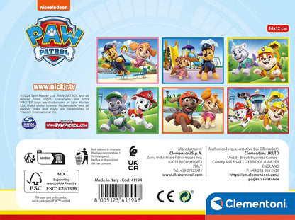 Clementoni 41194 Paw Patrol, 12 Würfel Puzzle, Geschicklichkeitsspiel für Kinder, Hergestellt in Italien, Multicolor-41194, Multicolor