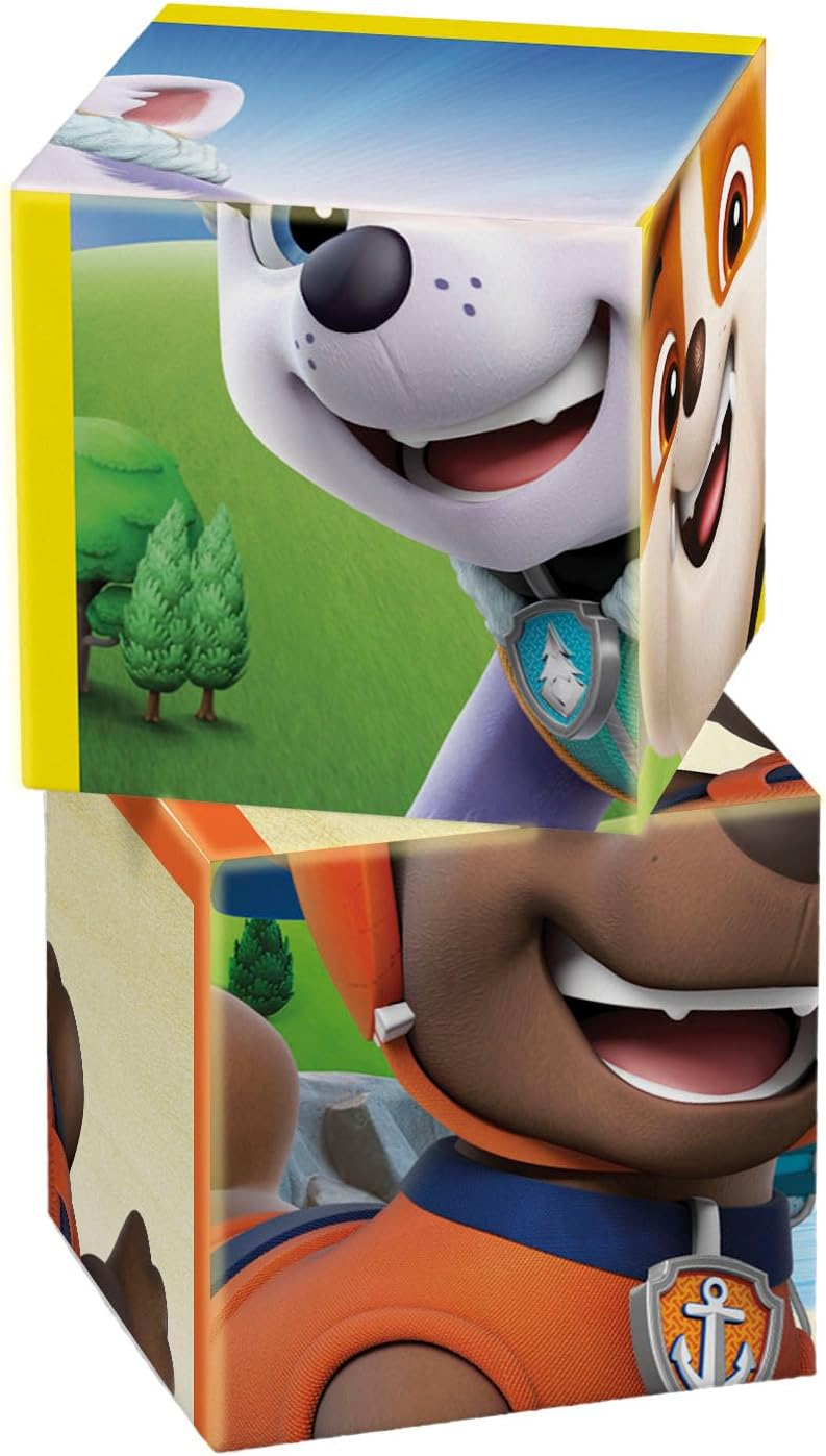 Clementoni 41194 Paw Patrol, 12 Würfel Puzzle, Geschicklichkeitsspiel für Kinder, Hergestellt in Italien, Multicolor-41194, Multicolor