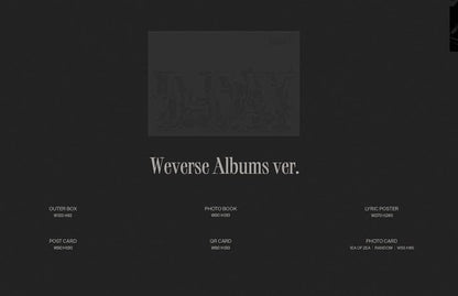 Agust D SUGA D-DAY Solo Album Weverse Albums ver