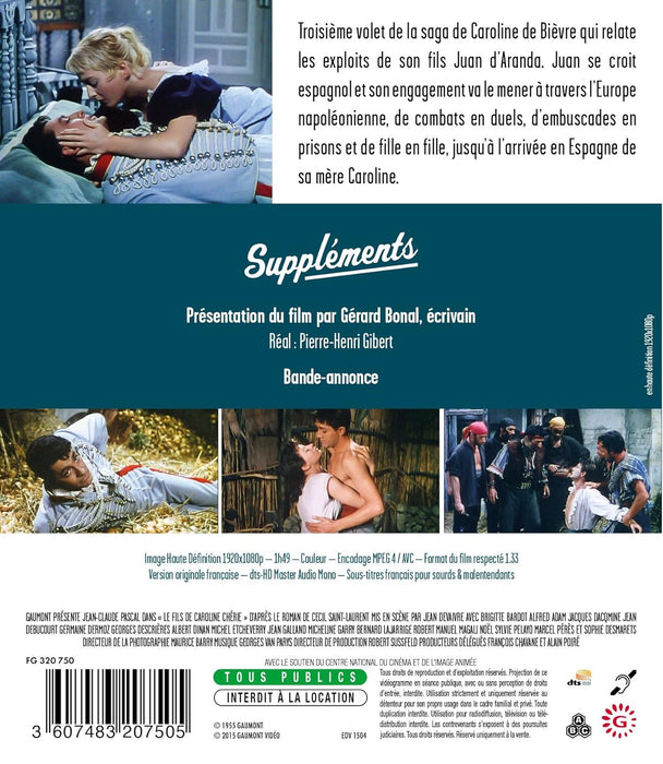 Movie Le Fils De Caroline Cherie/Blu-Ray (Region 2)