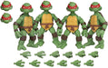 Teenage Mutant Ninja Turtles figurines Teenage Mutant Ninja Turtles Deluxe Set 8 cm