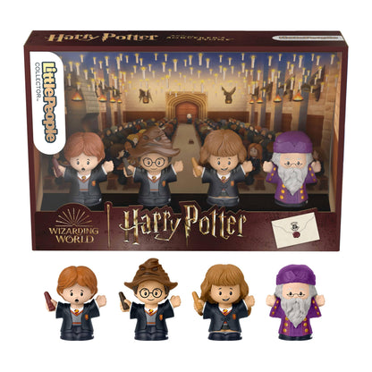 Little People Collector Sondereditionsset zum Film Harry Potter und der Stein der Weisen für Erwachsene und Fans, 4 Figuren, HVG45, HVG45