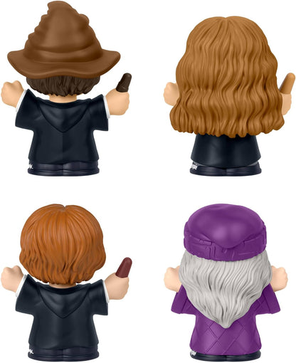 Little People Collector Sondereditionsset zum Film Harry Potter und der Stein der Weisen für Erwachsene und Fans, 4 Figuren, HVG45, HVG45