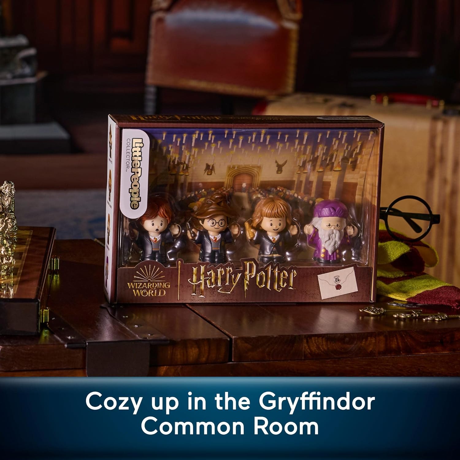 Little People Collector Sondereditionsset zum Film Harry Potter und der Stein der Weisen für Erwachsene und Fans, 4 Figuren, HVG45, HVG45