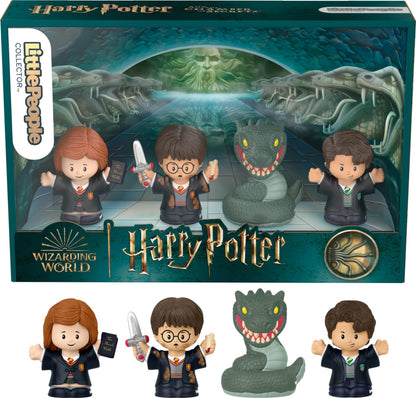 Little People Collector Harry Potter and the Chamber of Secrets Movie Special Edition Set for Adults & Fans, 4 Figures, HVG46