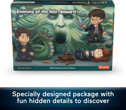 Little People Collector Harry Potter and the Chamber of Secrets Movie Special Edition Set for Adults & Fans, 4 Figures, HVG46