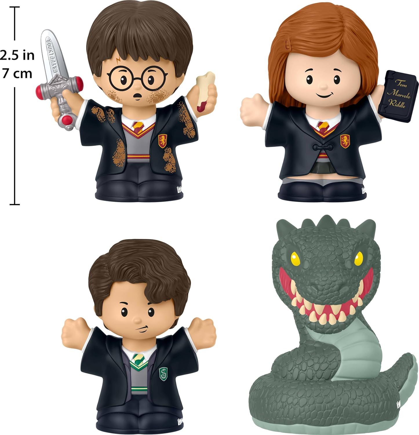 Little People Collector Harry Potter and the Chamber of Secrets Movie Special Edition Set for Adults & Fans, 4 Figures, HVG46