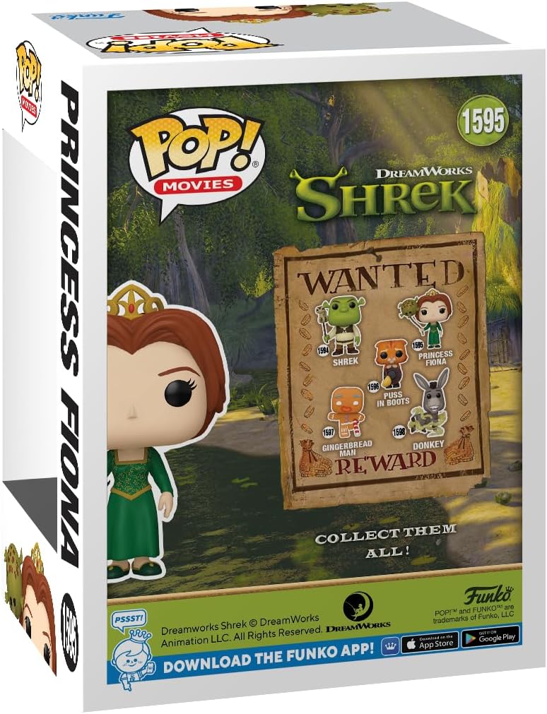 Funko Pop! Movies: Shrek Dream Works 30th - Fiona - Collectable Vinyl Figure - Gift Idea - Official Merchandise - Toys for Kids & Adults - Movies Fans - Model Figure for Collectors and Display
