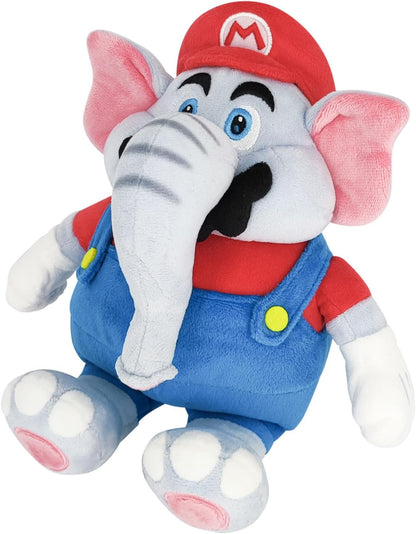 SUPER MARIO WONDER - Mario Eléphant - Peluche 27cm