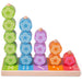 Bigjigs - Bigjigs Houten Stapelspel Bloemen 16dlg.