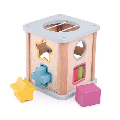 Bigjigs - Bigjigs Houten Vormenstoof 9dlg. - FSC 100%