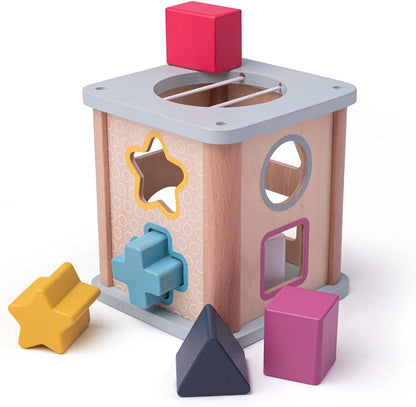 Bigjigs - Bigjigs Houten Vormenstoof 9dlg. - FSC 100%