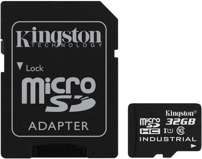 Kingston Industrial microSD - 32GB microSDHC Industrial C10 A1 pSLC Card Single Pack w/o Adapter - SDCIT2/32GBSP SDCIT/32GBSP 32 GB Without SD Adapter