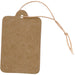 Creativ Company - Labels Lichtbruin 25x40mm 100st.
