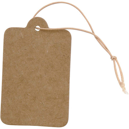 Creativ Company - Labels Lichtbruin 25x40mm 100st.