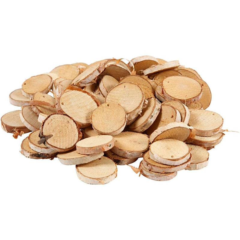 Creativ Company - Houten Schijven met Gat 500 gram