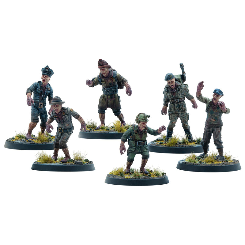 Modipihus Entertainment Fallout: Wasteland Warfare - Creatures: Ghoulish Remnants Miniatures 6 Figure Set, Unpainted, The Wilds of Appalachia Wave