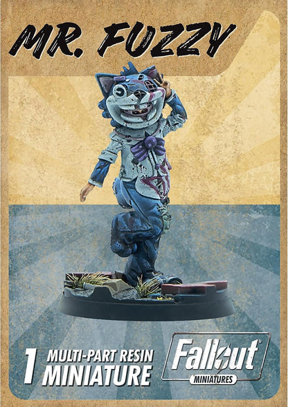 Modipihus Entertainment: Fallout: Wasteland Warfare - Mr Fuzzy Miniature - Unpainted Figure, Tabletop Game, Licensed, Wilds of Appalachia Wave