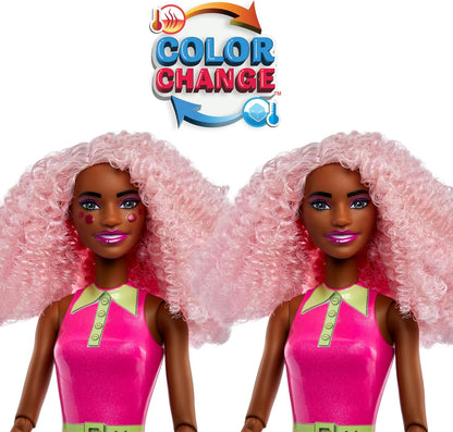 Barbie Pop Reveal Bubble Tea Series Doll & Accessories with Fashion Doll & Pet, 8 Surprises Include Color Change, Cup with Storage (Styles May Vary)