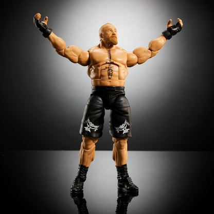 Mattel WWE Elite Collection Action Figure Royal Rumble Brock Lesnar with Accessory and Virgil Build-A-Figure Parts, HVF78