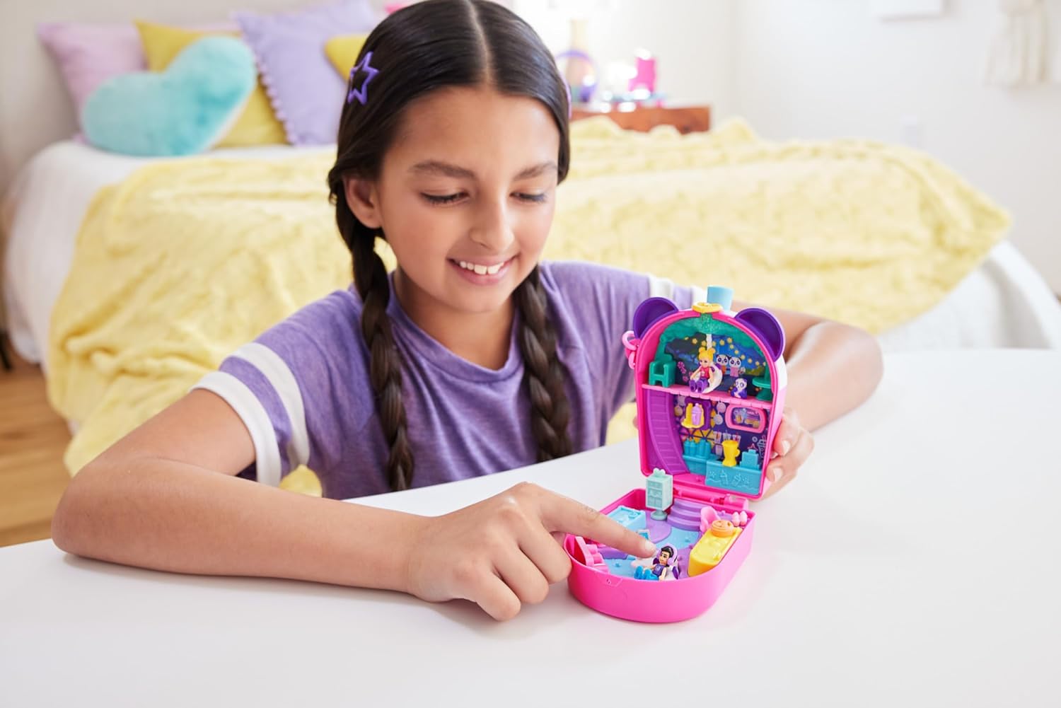 Polly Pocket Bubble Tea Panda Compact Playset