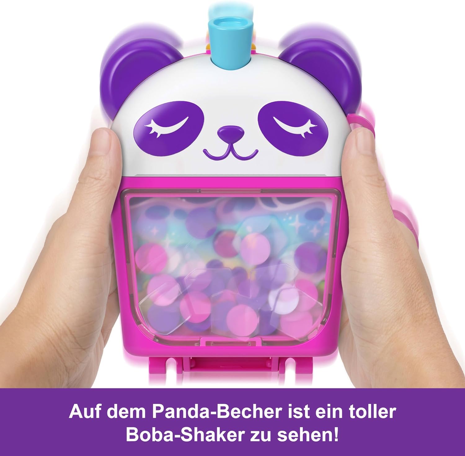 Polly Pocket Bubble Tea Panda Compact Playset