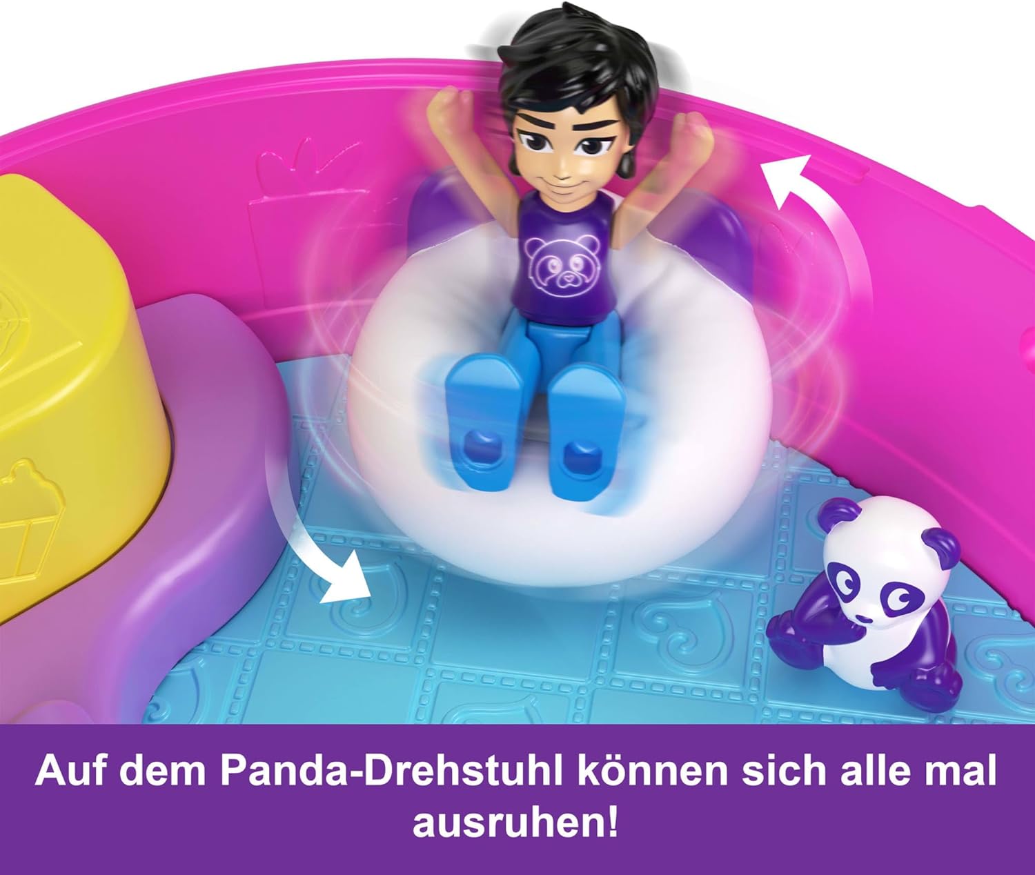 Polly Pocket Bubble Tea Panda Compact Playset