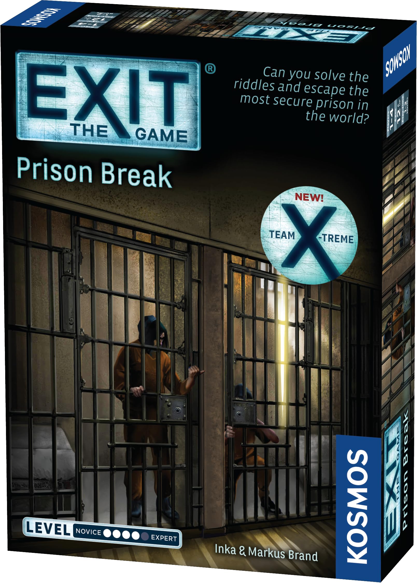 Thames & Kosmos EXIT: Prison Break - Escape Room Card Game, Family Games for Game Night, Board Games for Adults and Kids, For 2-4 Players, Ages 12+