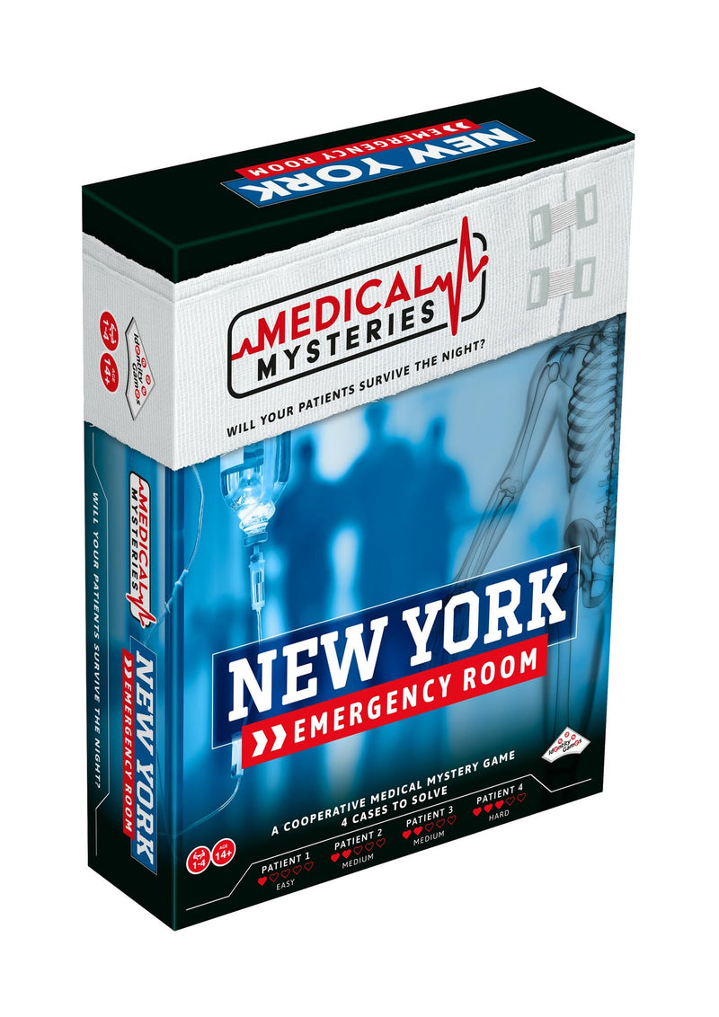 Medical Mysteries Board Game - Cooperative Medical Mystery Game with 4 Cases to Solve - Choose Your Own Adventure Hospital Detective Game for 14+ Years - Strategy Family Board Games for 1-4 Players