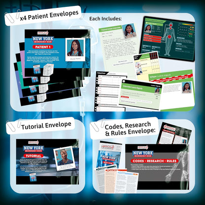 Medical Mysteries Board Game - Cooperative Medical Mystery Game with 4 Cases to Solve - Choose Your Own Adventure Hospital Detective Game for 14+ Years - Strategy Family Board Games for 1-4 Players