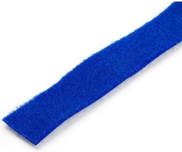 StarTech.com 25ft Hook and Loop Roll - Cut-to-Size Reusable Cable Ties - Bulk Industrial Wire Fastener Tape /Adjustable Fabric Wraps Blue / Resuable Self Gripping Cable Management Straps (HKLP25BL) 25 feet Blue